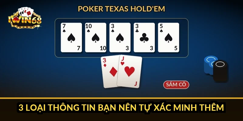 3 loại thông tin bạn nên tự xác minh thêm